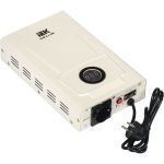 Однофазный стабилизатор напряжения IEK, настенный 0,5кВА SLIM IVS22-1-D05-09 (артикул 16523831) – фото 1