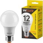 Лампа WOLTA LX A60 E27 12W 3000K 30Y60BL12E27 (артикул 16100798) – фото 1