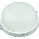 Влагозащищенный светильник Uniel UWL-R01 100W под лампу E27 IP54 WHITE Круг Е27 UL-00006771 (артикул 16071833) – фото 1