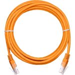 Шнур U/UTP NETLAN 4 пары, Кат.5e, медный, PVC, оранжевый, 1м, 10шт. EC-PC4UD55B-BC-PVC-010-OR-10 (артикул 16393104) – фото 1