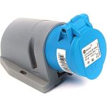 Кабельная настенная розетка TP Electric Зажимные контакты 16A, 250В, 2P+E, IP44 3120-307-0900 (артикул 20711331) – фото 1