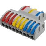 Монтажная клемма STEKKER для фазных проводников, 3 контактные группы, LD222-428 20 шт 39500 (артикул 20255968) – фото 1