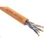 Кабель Neomax U/UTP cat.5e 4x2x0.52 24AWG Медь, ZH нгА-HF внутренний 305м, оранжевый NM710111 (артикул 20227858) – фото 1