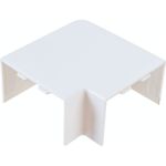 Поворот EKF 90 градусов 40х25 4 шт Plast PROxima Белый abw-40-25x4 (артикул 16059296) – фото 1