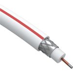 Коаксиальный кабель ЭРА SAT 50 M, 75 Ом, CCS/, PVC, цвет белый Б0044607 (артикул 16109909) – фото 1