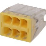 Компактная клемма СМК ЭРА NO-224-32 серии 206, 6 отверстий, 0,5-2,5 мм2 Б0043950 (артикул 16110265) – фото 1