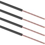 Набор автопроводов REXANT ПГВА Ассорти 0,50x5 м/0,75x5 м/1,50x3 м/2,50x2 м, черный 01-6553 (артикул 21566578) – фото 1
