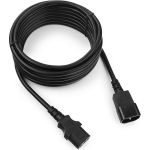 Кабель питания Cablexpert, системный блок-монитор, 5м, C13-C14, 3x1кв.мм, черный, PC-189-1-5M (артикул 16206398) – фото 1