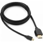 Кабель HDMI-microHDMI Cablexpert v1.3 19M/19M 1.8м черный CC-HDMID-6 (артикул 16205116) – фото 1