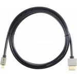 Кабель VCOM HDMI-19M - Micro HDMI-19M ver 2.0+3D/Ethernet, 1m, металлические разъемы CG506AD-1M (артикул 16370500) – фото 1