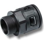Муфта для гофрированных труб Weyer WQGM25B/AD25.5 коннектор прямой нар. M25x1.5 WE0204400 (артикул 21360514) – фото 1