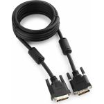 Кабель Cablexpert DVI-D dual link, 25M/25M, 3.0м, черный, экран, ферритовые кольца CC-DVI2-BK-10 (артикул 19561530) – фото 1