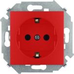 Розетка Simon 2P+E Schuko, 16А, 250В, винтовой зажим, красный 20 1591432-037 (артикул 15423998) – фото 1