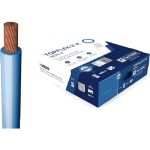 Монтажный гибкий провод Top Cable 1Х1 голубой TOPFLEX H05V-K ПВ3 131A001.R100(100м) (артикул 16315648) – фото 1