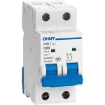 Автоматический выключатель CHINT NB1-63, 2P, 40A, 6кА, характеристика C 179665 (артикул 17520624) – фото 1