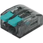 Компактная клемма ЭРА NO-224-49 серии 412 с рычагом, 2 отверстия, 0,5-4 мм2 Б0043967 (артикул 16110383) – фото 1