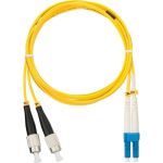 Переходной волоконно-оптический шнур NIKOMAX желтый, 10м NMF-PC2S2C2-FCU-LCU-010 (артикул 15893133) – фото 1