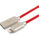 Кабель Cablexpert USB для Apple, MFI, AM/Lightning, длина 1м, красный CC-P-APUSB02R-1M (артикул 16205200) – фото 1