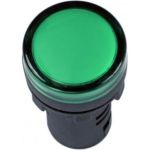 Лампа TDM AD-22DS LED матрица d22мм зеленый 12В AC/DC SQ0702-0018 (артикул 16060836) – фото 1