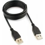 Кабель Cablexpert USB 2.0 Pro, AM/AM, 1.8м, экран, черный, пакет CCP-USB2-AMAM-6 (артикул 19561488) – фото 1