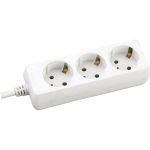 Бытовой удлинитель General Lighting Systems 3-местый, пластик 10А GES-10-3x075-3-5m 470020 (артикул 16165545) – фото 1
