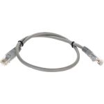 Литой патчкорд Telecom UTP, категория 5е, 0,5м, серый NA102--0.5M (артикул 16170802) – фото 1