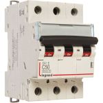Автоматический модульный выключатель Legrand 3п C 50А 6кА DX3-E Leg 407296 1009876 (артикул 15788734) – фото 1