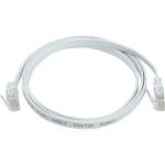 Коммутационный шнур IEK ITK плоский, категория 6, UTP 1м белый PC08-C06U-1M-FL (артикул 19639260) – фото 1