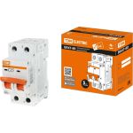 Автоматический выключатель TDM ВА47-60 2Р 25А 6кА характеристика С SQ0223-0095 (артикул 20751339) – фото 1