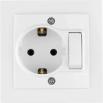 Мебельная розетка Mono Electric белый 170-010002-008 (артикул 19577856) – фото 1