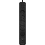 Удлинитель с USB зарядкой HARPER UCH-560 Black H00003013 (артикул 18373213) – фото 1