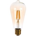 Светодиодная лампа Uniel GLV22GO Vintage. конус, золотистая колба LED-ST64-5W/GOLDEN/E27 UL-00002360 (артикул 15951157) – фото 1
