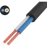 Провод ПВС REXANT 2x0,75 кв.мм черный 10 м ГОСТ 01-8031-10 (артикул 16499763) – фото 1