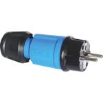 Вилка Bals Schuko 16A 3p 250V IP44 синий MULTI-GRIP 1 шт. 7370-b (артикул 18955668) – фото 1