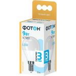 Светодиодная лампа ФОТОН LED P45 9W E14 3000K 24014 (артикул 16653577) – фото 1