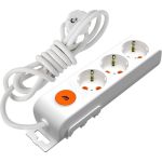 Удлинитель Mutlusan electric RI-TECH 3 гнезда с выключателем с заземлением со шторками 3мх1,0мм 5м 001 175 320002 05 00 (артикул 25099515) – фото 1