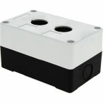 Корпус EKF КП102, 2 кнопки, белый cpb-102-w (артикул 15221930) – фото 1