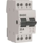 Трехпозиционный переключатель EKF 2P 25А Basic SQ tps-2-25 (артикул 16046635) – фото 1