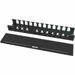 Металлический кабельный организатор Hyperline, CM-2U-ML-COV, с крышкой, 19"", 2U 16490 (артикул 15559838) – фото 1