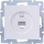 Компьютерная розетка Lezard VESNA белая 742-0288-139 (артикул 22743249) – фото 1