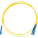 Волоконно-оптический шнур Hyperline FC-D2-9-LC/UR-SC/UR-H-2M-LSZH-YL патч-корд SM 9/125 28388 (артикул 16522868) – фото 1