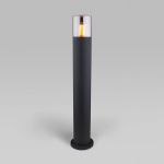 Садово-парковый светильник Elektrostandard 35125 F Roil чёрный дымчатый плафон a055638 (артикул 20849643) – фото 1