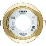 Светильник TOKOV ELECTRIC GX 53-G-1 106x48мм зол. металл+пластик TOK-GX53-G-1 (артикул 22779777) – фото 1
