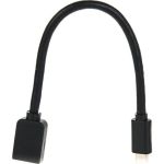 Кабель-адаптер VCOM USB 3.1 Type-C m - USB 3.0 A f, OTG, 1,5A, 5,0Gbps, 0,2m CU409 (артикул 16211380) – фото 1