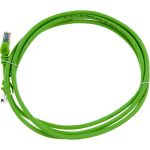 Коммутационный шнур патч-корд IEK ITK кат.5Е UTP, 2м, зеленый PC02-C5EU-2M (артикул 19639950) – фото 1