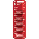 Алкалиновая батарейка EKF типа А23 для сигнализаций блистер 5шт. A23-BL5 (артикул 23093343) – фото 1