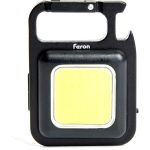 Универсальный аккумуляторный фонарь FERON th2404 с магнитом, usb type-c cob, пластик/алюминий 48524 (артикул 26969180) – фото 1