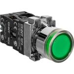 Кнопка управления CHINT NP2-BW3365 1НО+1НЗ зеленая AC/DC 230В(LED) IP40 574268 (артикул 22815387) – фото 1