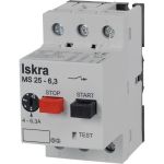 Автоматический выключатель защиты двигателя Iskra MS25-6.3 УТ-00019747 (артикул 16672580) – фото 1
