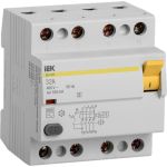 Устройство защитного отключения IEK ВД1-63S УЗО, 4Р, 32А, 100мА MDV12-4-032-100 (артикул 16300145) – фото 1